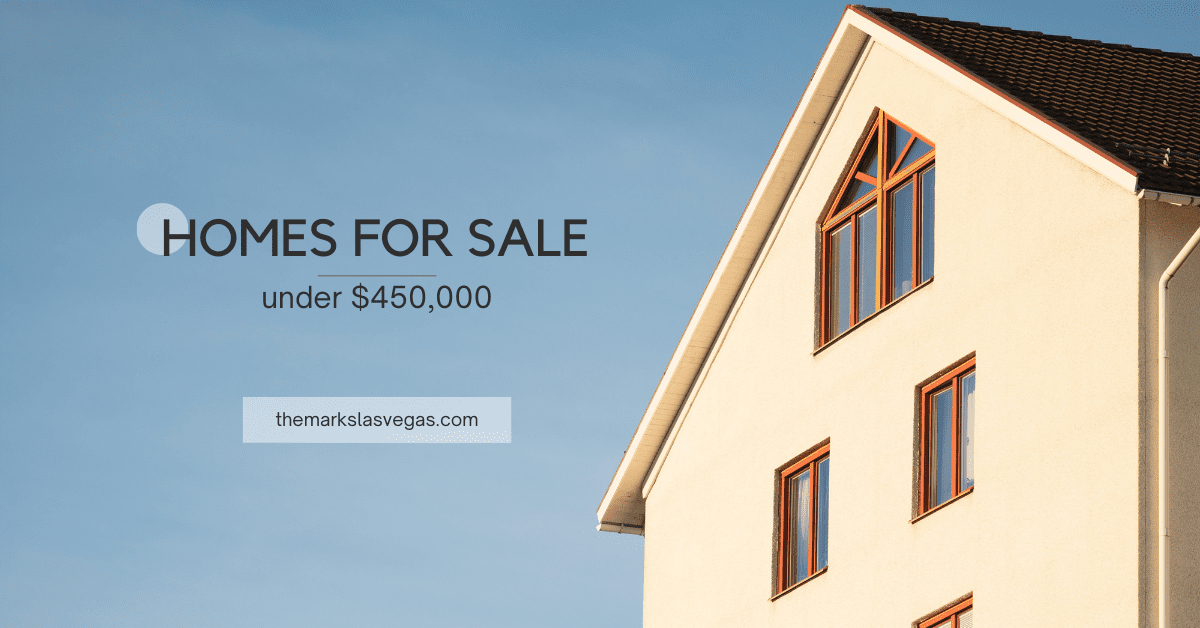 homes for sale less than $450k